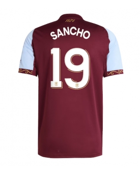 Aston Villa Jadon Sancho #19 Maglia Gara Casa Repliche 2025-26 Maniche Corte